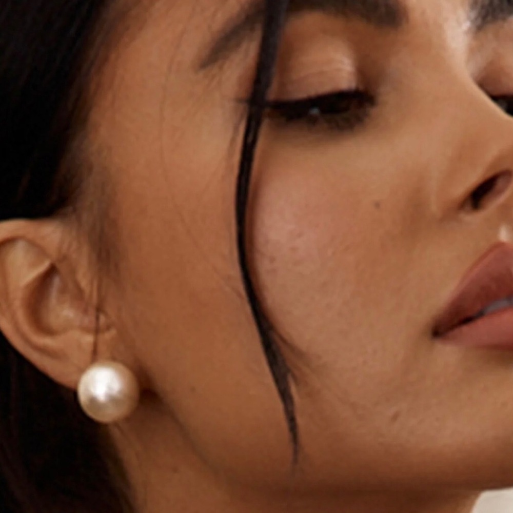 Faux Pearl Earrings